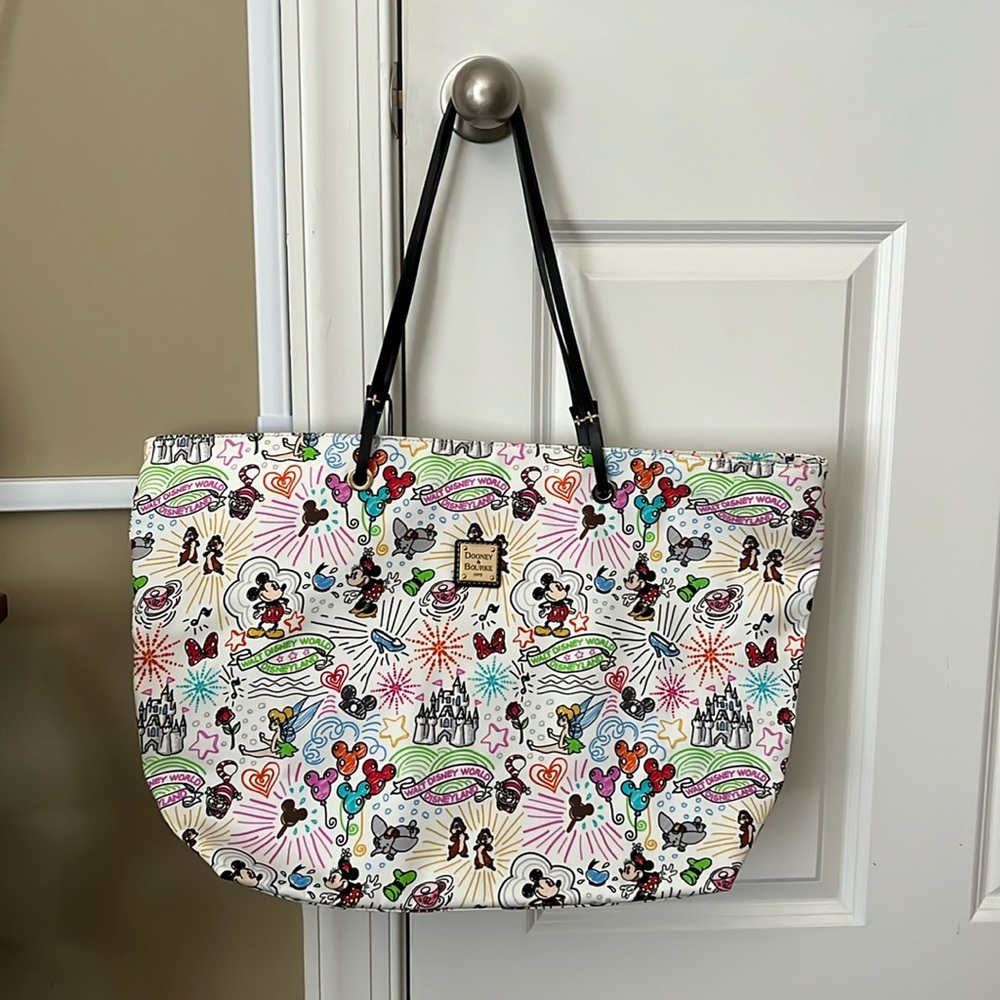 NWT Dooney and Bourne Disney sketch large tote